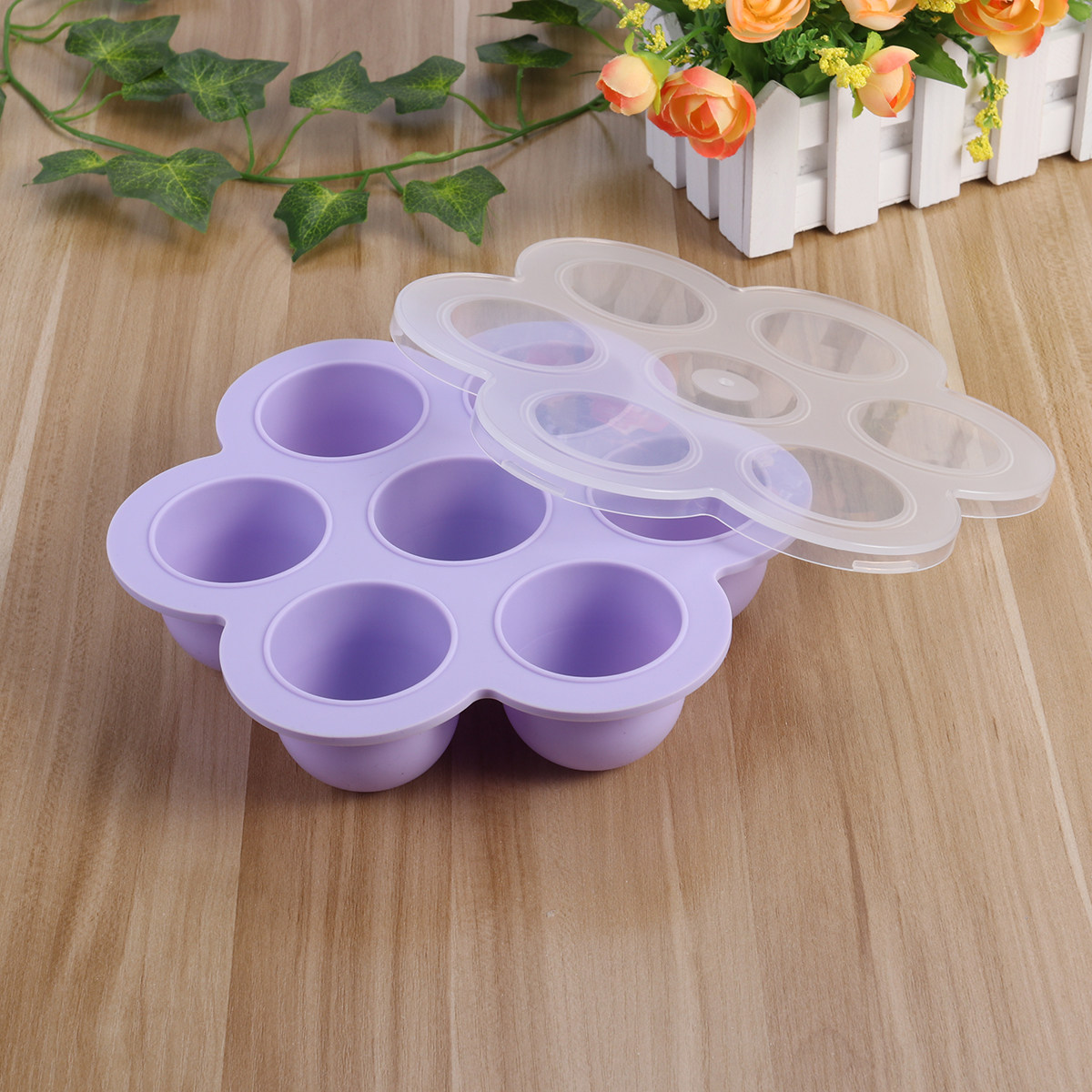 離乳食用の食品保存トレー2個セット。食品グレードのシリコン製 - Freezer Tray Baby のレビューと価格