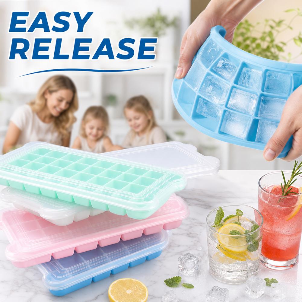 蓋付きシリコン製アイスキューブトレイ 36個取り ジェリーメ - Baby Food Jelly のレビューと価格