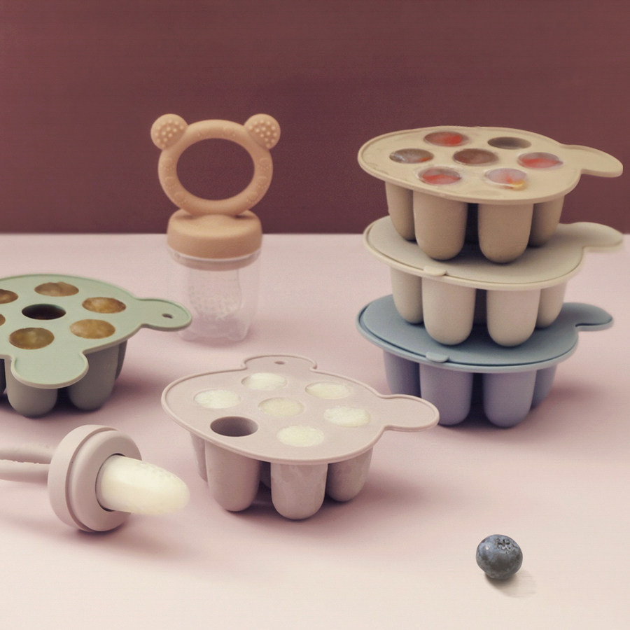 ベビーアイスクリームポップシリコンモールドアイスクリームメー - Baby Food Category のレビューと価格