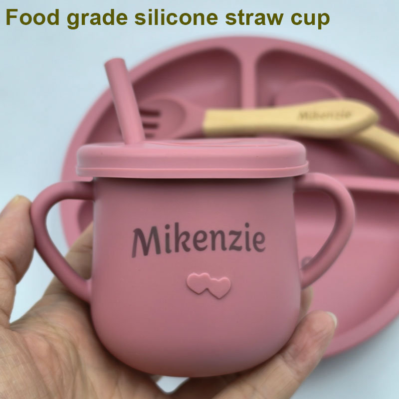 6 個のシリコーン給餌セット赤ちゃんのためのパーソナライズさ - Baby Food Logo のレビューと価格