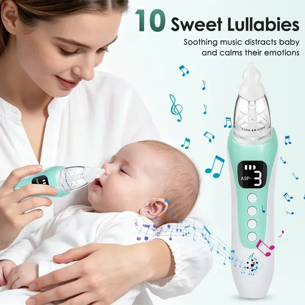 電動ベビー鼻吸引器、3段階吸引レベル、食品グレードシリコン製 - Baby Food Category のレビューと価格