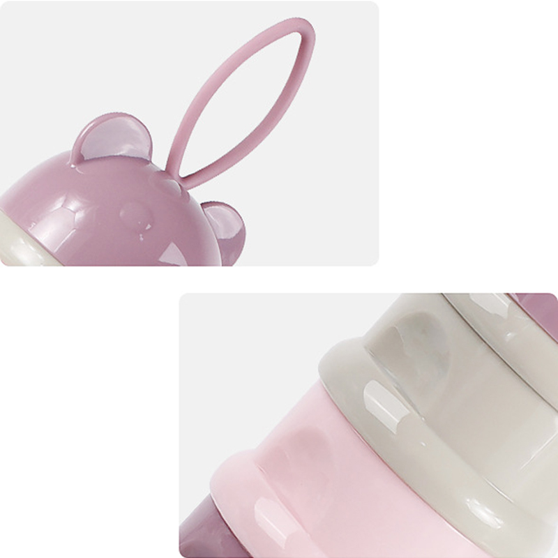 ストレージ 3/4 層ポータブル食品容器粉ミルクパウダーカー - Baby Food Universe のレビューと価格