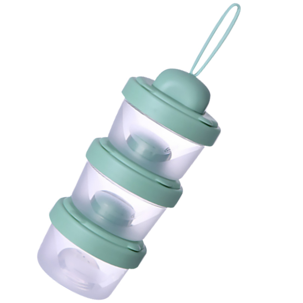 1個入り、3層構造の粉ミルクディスペンサー。持ち運び可能なベ - Baby Food For Travelling のレビューと価格