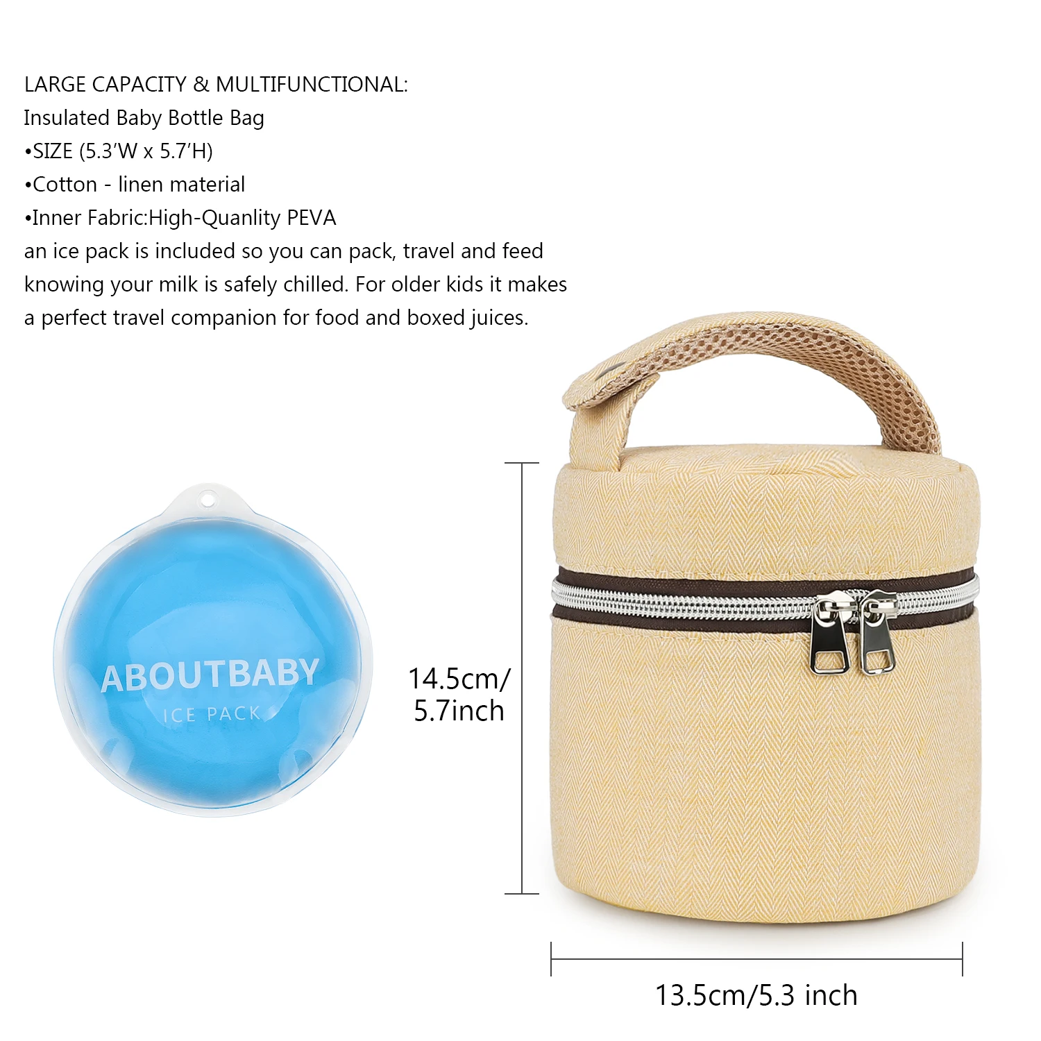 ボトルバッグ防水恒温搾乳器ケトル母子旅行用ボトル収納バッグポ - Baby Food For Travelling のレビューと価格