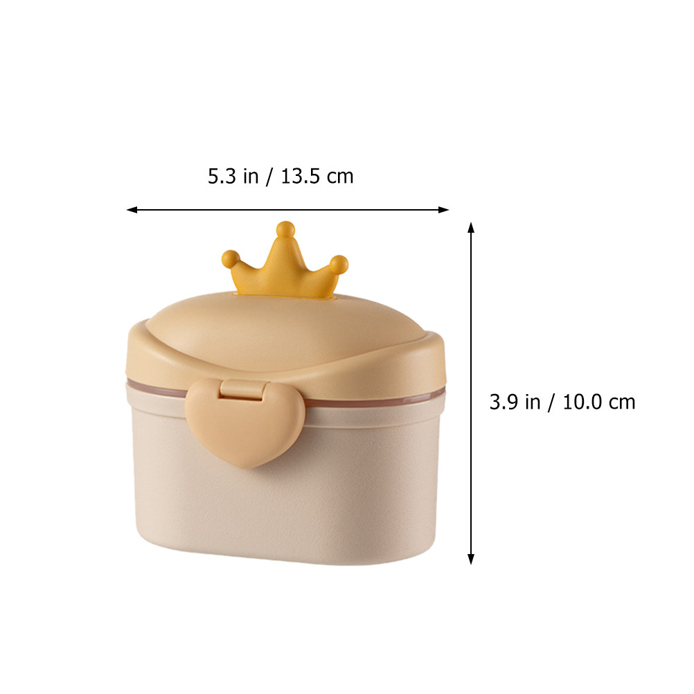 粉ミルク容器、分離式スプーン付き、丸い穴のデザインで正確な計 - Baby Food For Travelling のレビューと価格