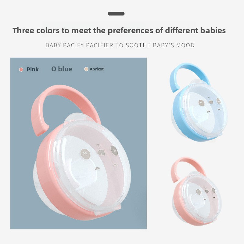 新しいベビーおしゃぶり用クリア防塵ケース、ハンドル付きのかわ - Baby Food Container のレビューと価格